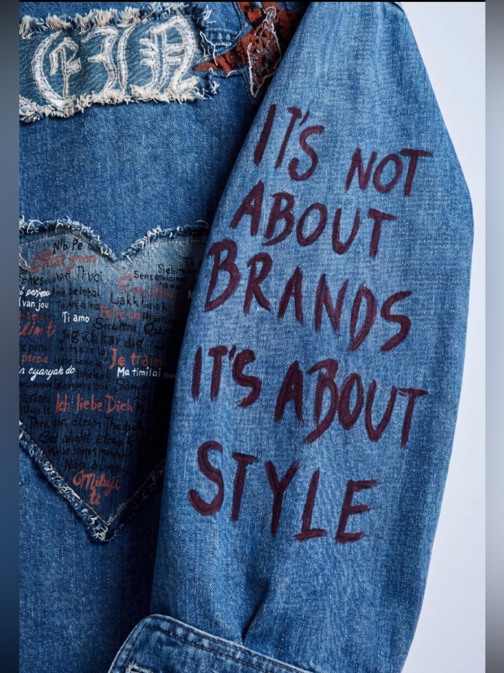 “It’s not about brands, it’s about style “ jeans jacket - Picture 8 of 16